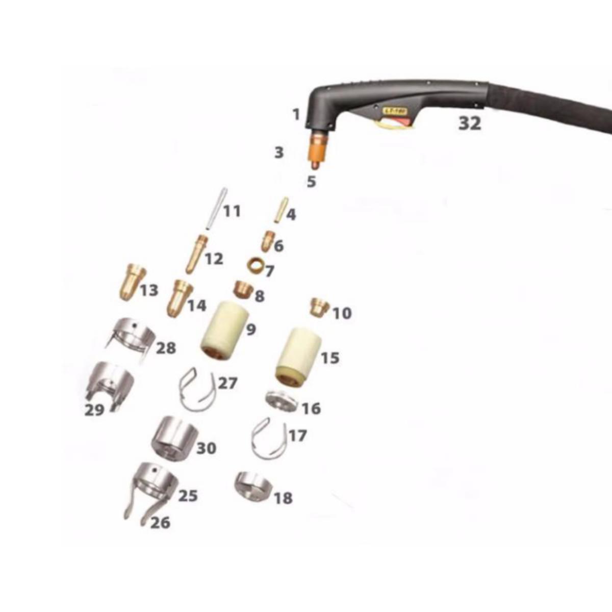 Reservdel JASIC JP-100 JP-160 - JASIC SVIRVELRING JP-100/160 